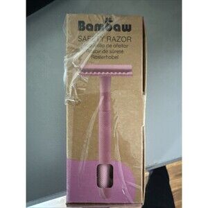 Bambaw Double Edge Safety Razor with 5 Safety Razor Blades Single Blade Razor